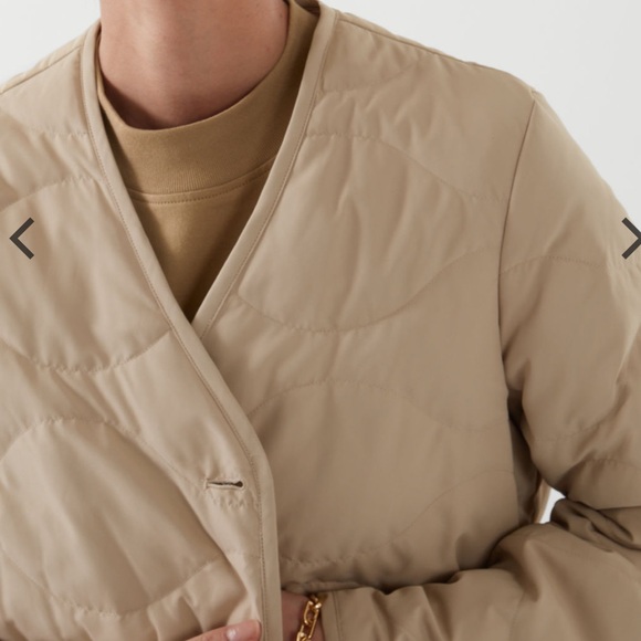 COS Beige Quilted Jacket - Picture 4 of 9